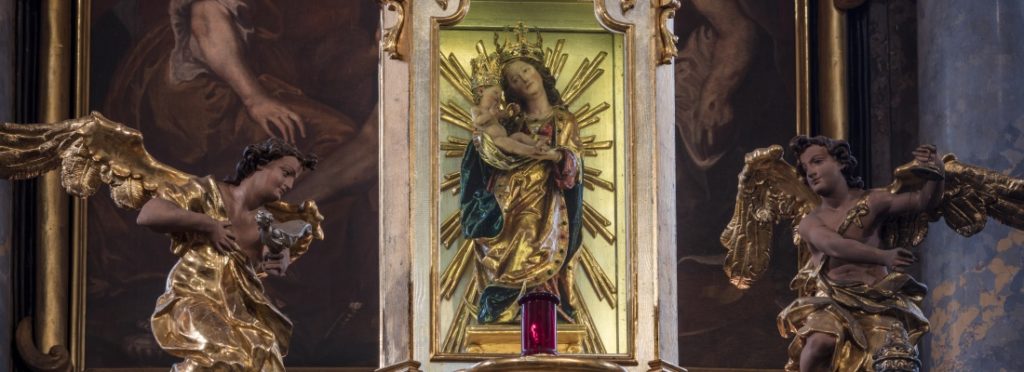 Panna Maria Věrná Ostrov kostel sv. Michaela a Panny Marie Věrné - originál