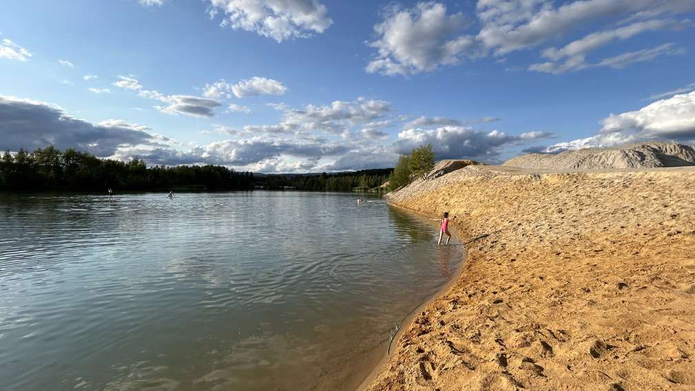 Zatopený lom Jimlíkov