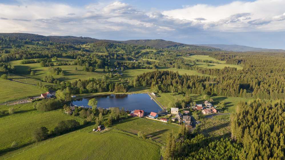 Rybník v Šindelové